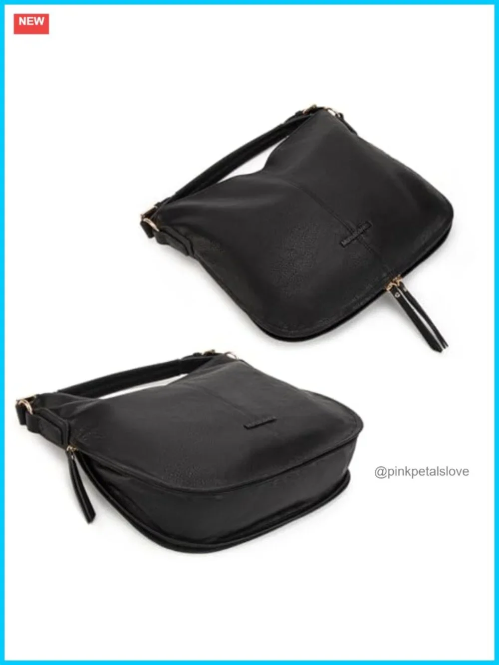 Hobo Bag for Women Shoulder Purse Vegan Leather Large Tote with Pockets